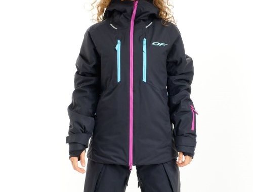 Куртка горнолыжная Dragonfly утепленная Gravity Premium Woman Black-Pink в Новороссийске