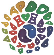  Комплект зацепок скалолазных Венто (50шт) в Новороссийске  