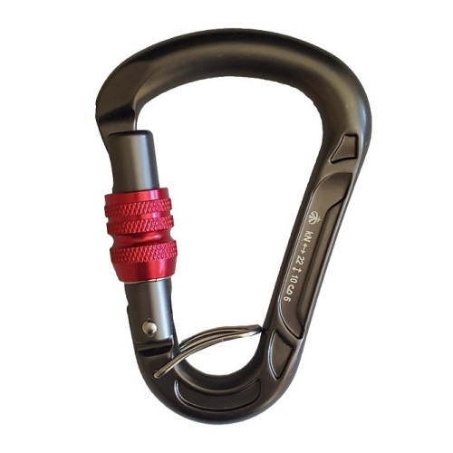  Карабин Вертикаль треугольный муфтированный с перемычкой дюраль в Новороссийске  