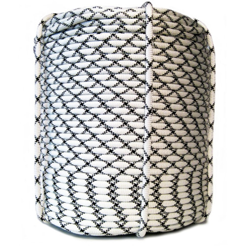  Веревка Шнур статика д.10 мм.48 пр.аб белый в Новороссийске  