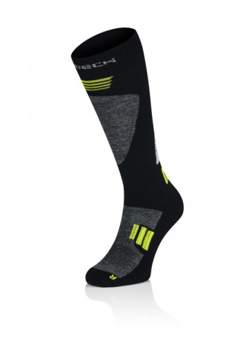 Купить Носки Brubeck Ski Forse черно-зеленый в Новороссийске