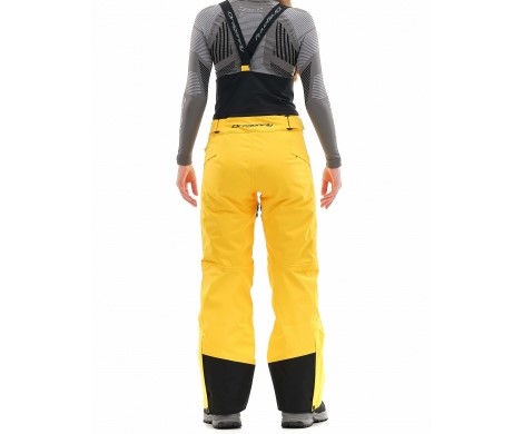 Брюки горнолыжные Dragonfly Gravity Premium Woman Yellow-Dark Ocean в Новороссийске