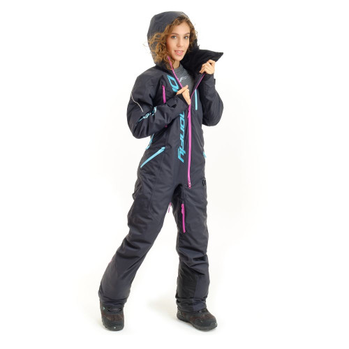 Комбинезон сноубордический Dragonfly Premium Woman Black-Pink 2023 в Новороссийске