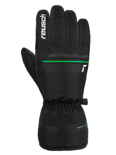 Перчатки Reusch Snow King Black/Neon Green в Новороссийске
