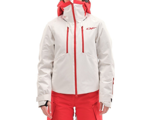 Куртка горнолыжная Dragonfly утепленная Gravity Premium Woman Gray-Red в Новороссийске