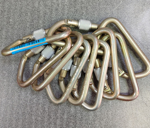  Карабины Ринг сталь трапеция (keylock) 5000 (10шт) в Новороссийске  