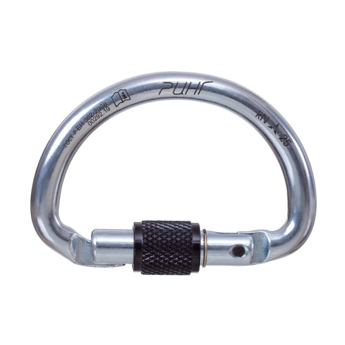  Карабин Ринг сталь полукруглый (keylock) 2500 в Новороссийске  
