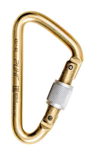  Карабин Ринг сталь треугольный 4000 в Новороссийске  