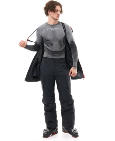 Куртка горнолыжная Dragonfly утепленная Gravity Man Black-Red в Новороссийске