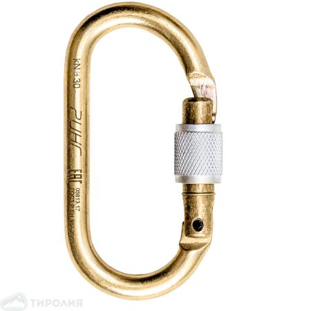  Карабины Ринг сталь овал (keylock) 3000 (10шт) в Новороссийске  