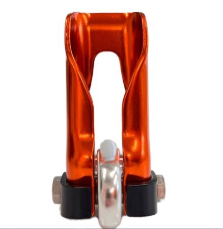 Зажим Вертикаль для двойной веревки оранжевый в Новороссийске  