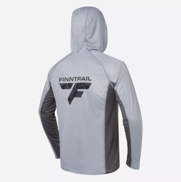 Лонгслив Finntrail мужской Wave Big Logo 6614 Grey в Новороссийске