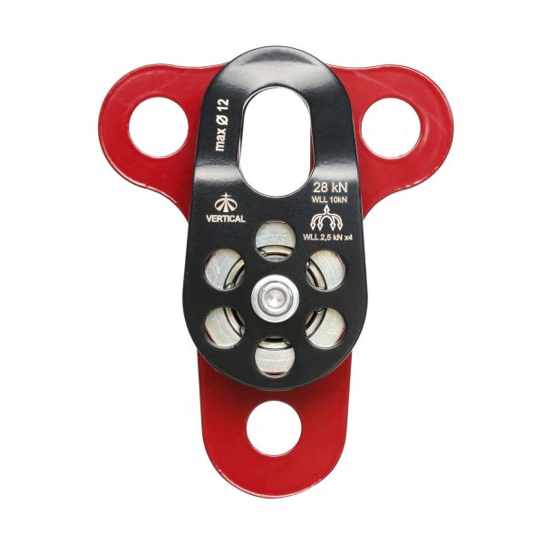  Блок-ролик Вертикаль двойной сталь с подшипником Про в Новороссийске  