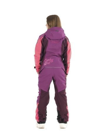 Комбинезон сноубордический Dragonfly Premium Woman Purple&Brown в Новороссийске