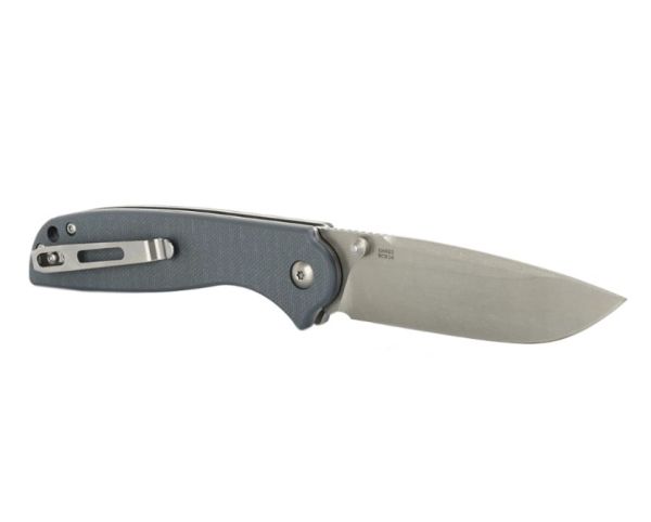 Нож Ganzo складной с клипсой серый G6803-GY