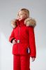 Куртка горнолыжная Poivre Blanc с иск.мехом W21-1003-JRGL/A красный в Новороссийске