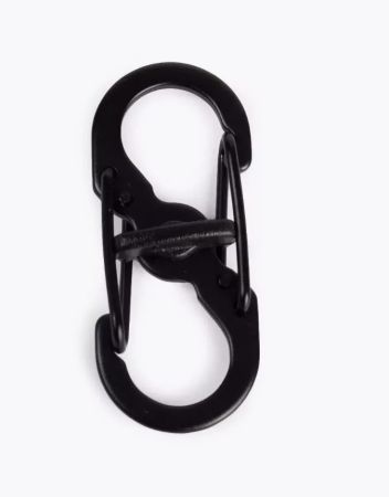 Карабин Следопыт 3,5см.двойной,сталь черный