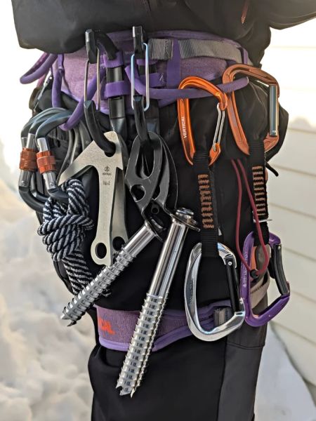  Карабин Вертикаль развесочный Краб черный в Новороссийске  