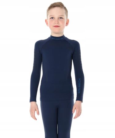 купить Сорочка Brubeck на юношу Active Wool LS13680 синий