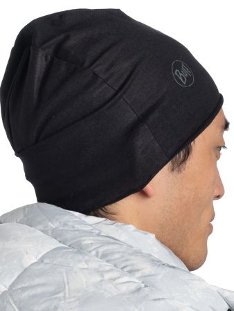 Шапка Buff Polar&Ecostretch Solid Black в Новороссийске