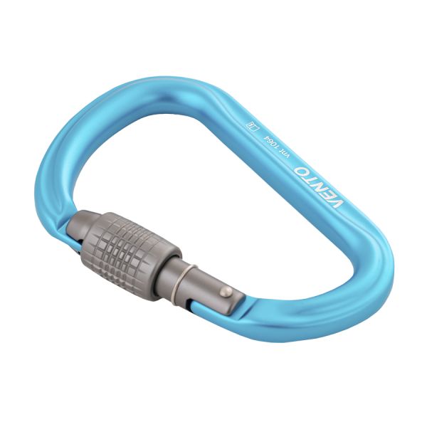  Карабин Венто Большой с резьбовой муфтой синий в Новороссийске  