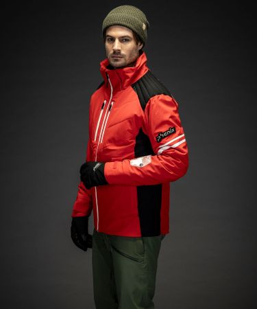 Куртка горнолыжная Phenix Traction с капюшоном RD в Новороссийске