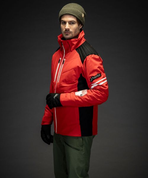 Куртка горнолыжная Phenix Traction с капюшоном RD в Новороссийске