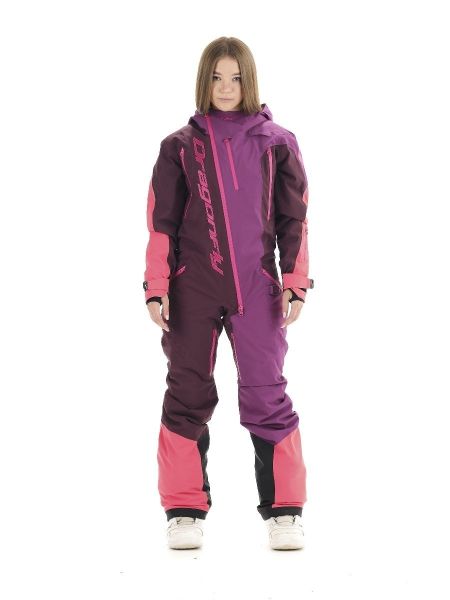 Комбинезон сноубордический Dragonfly Premium Woman Purple&Brown в Новороссийске