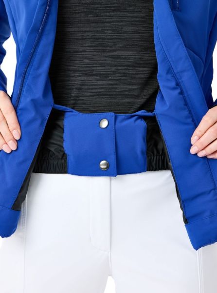 Куртка горнолыжная Poivre Blanc с иск.мехом W24-0802-WO/A синий в Новороссийске