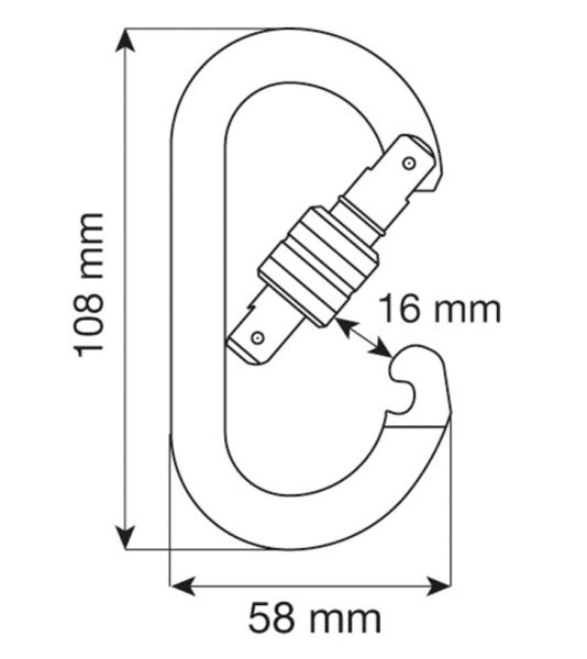  Карабин Camp Oval Standart-Lock в Новороссийске  