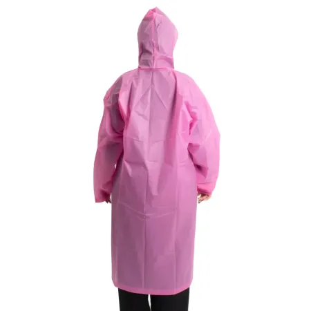 Плащ-дождевик Следопыт EVA 66х115см на кнопках розовый