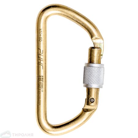  Карабины Ринг сталь трапеция (keylock) 5000 (10шт) в Новороссийске  