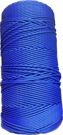  Шнур ПА плетеный 16-ти пр.с ПА серд.d 3мм зеленый,синий в Новороссийске  