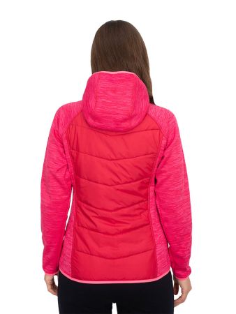 Куртка женская комбинированная "Оя" (розовый)