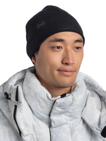 Шапка Buff Polar&Ecostretch Solid Black в Новороссийске