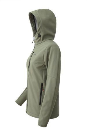 Куртка женская Softshell "Нея" (хаки/серый)