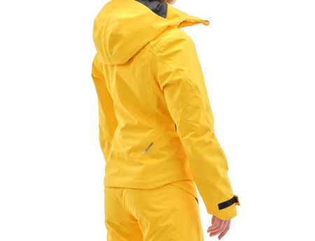 Куртка горнолыжная Dragonfly утепленная Gravity Premium Woman Yellow-Dark в Новороссийске