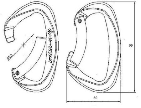  Карабин Вертикаль Скалолазный с гнутой защелкой (keylock) в Новороссийске  