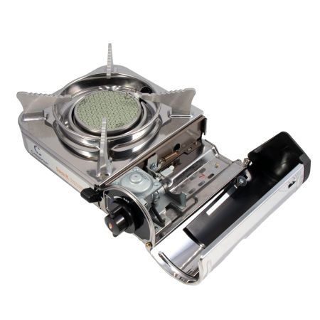 Плита наст.газовая керам.Spark Следопыт белый (без баллона)