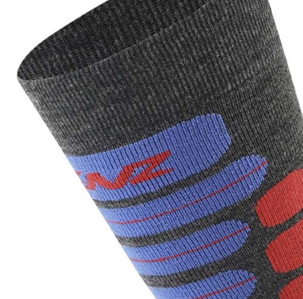 Купить Носки LENZ Skiing Kids Grey/Red/Blue в Новороссийске