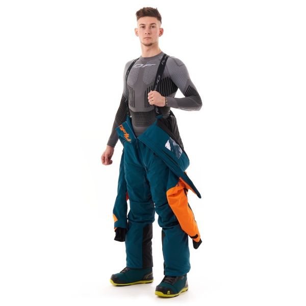 Комбинезон сноубордический Dragonfly Gravity Premium MAN Dark Ocean-Orange 2023 в Новороссийске
