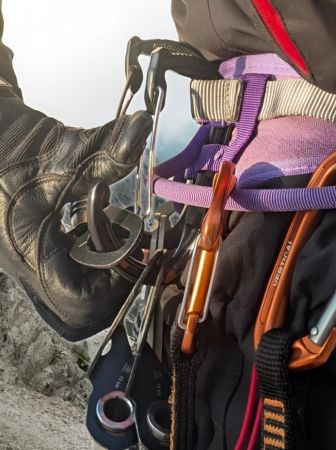  Карабин Вертикаль развесочный Краб черный в Новороссийске  