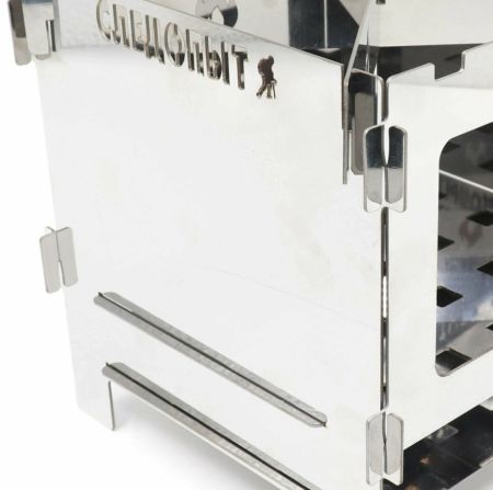 Печь-щепочница Следопыт нерж.сталь 154х154х150 мм(без баллона)