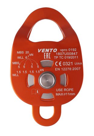  Блок-ролик двойной Double с подшипником дюраль Венто в Новороссийске  