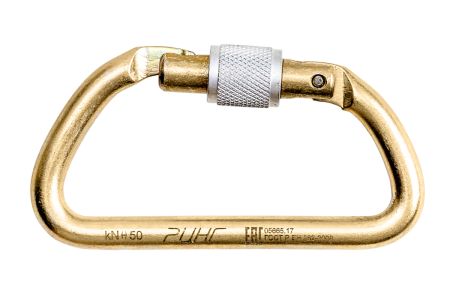  Карабин Ринг сталь трапеция (keylock) 5000 в Новороссийске  