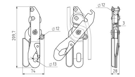  Стопор-десантер Вертикаль ver 0305 в Новороссийске  