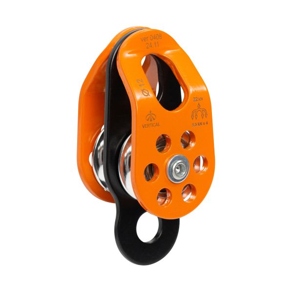  Блок-ролик Вертикаль двойной дюралевый с подшипником в Новороссийске  