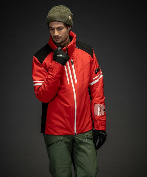 Куртка горнолыжная Phenix Traction с капюшоном RD в Новороссийске