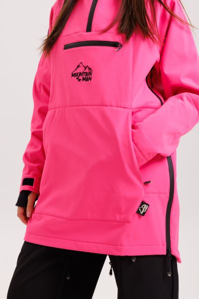 Анорак сноубордический MountainMan Barbie розовый неон в Новороссийске