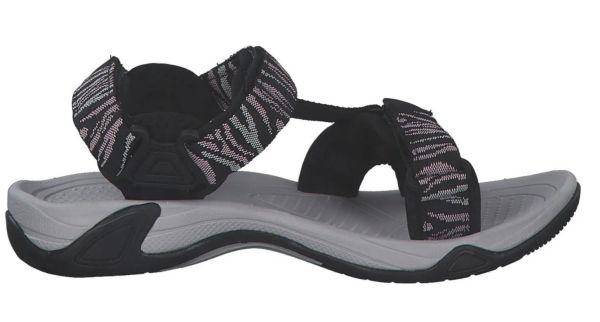 Купить сандалии cmp hamal wmn hiking nero-pale rose черный в Новороссийске